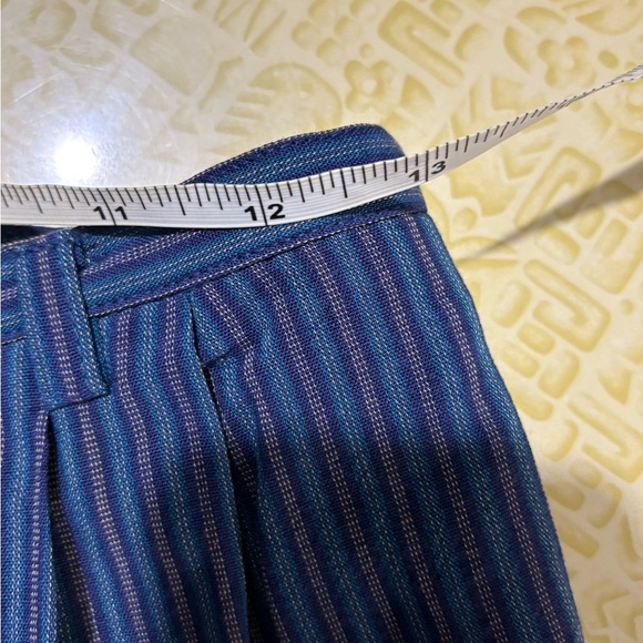 Vintage Lizsport Blue Relaxed Fit V-Neck Pantsuit - Picture 15 of 16